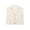 Beige, variant on Womens Blue Sleeveless Collared Vest Zip Front Cropped Top Lightweight Polyester with Drawstring Waist and Pockets,Size M