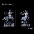 thumbnail image 3 of Fridja 3D Crystal Puzzle Jig-saw Clear Twelve 12 Constellation Astrolog Flash LED Light, 3 of 6