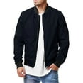 thumbnail image 1 of xiaxaixu Men's Bomber Flight Jacket Casual Patchwork Fall Winter Coats Zipper Closure Outwear, 1 of 5