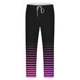 thumbnail image 6 of Eryao Vacation Deals Mens Track Suits 2 Piece Set Long Sleeve Crew Neck Pullover Matching Drawstring Jogger Pants Outfits Dressy Trendy Gradient Striped Sweatsuits 2025,Purple,S, 6 of 8