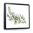 thumbnail image 3 of Designart 'Eucalyptus Branches With Christmas Bouquet' Traditional Framed Canvas Wall Art Print, 3 of 5