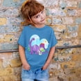 thumbnail image 3 of Hiijoy Little Girls T-Shirt Dinosaur Print Short Sleeve Crew Neck Tshirt, Sizes 1-13, 3 of 3