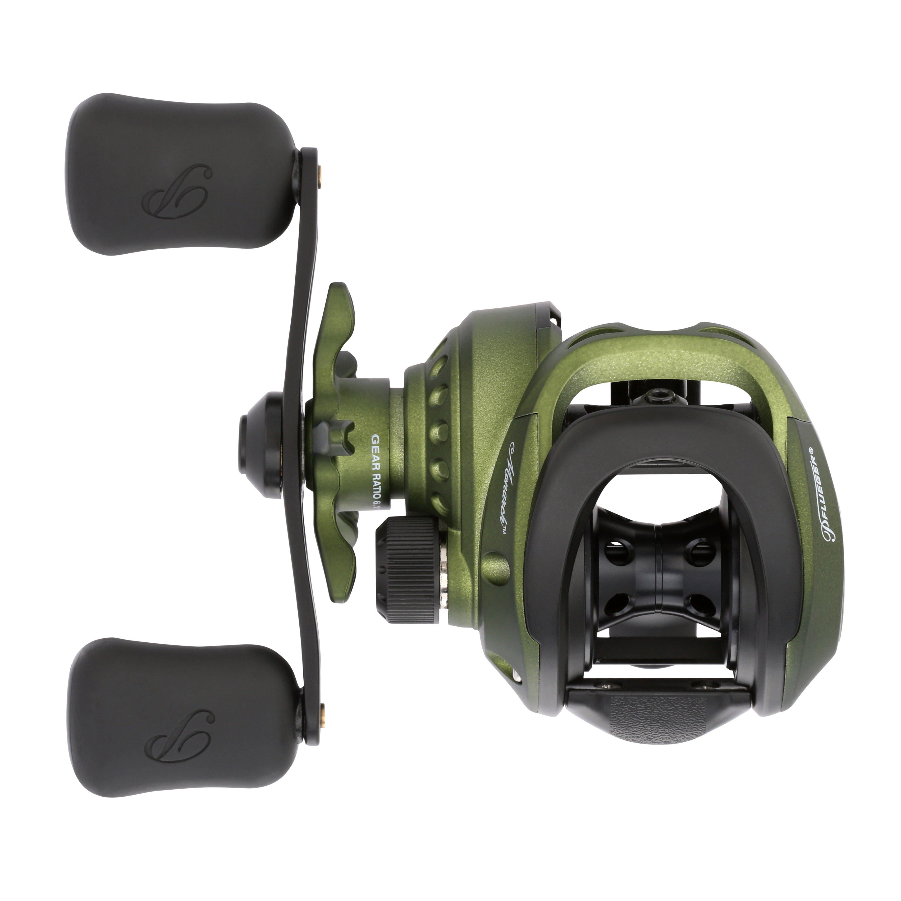 Pflueger Monarch Low Profile Baitcast Fishing Reel, Right-Handed