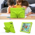 thumbnail image 6 of Dteck for iPad 9th 8th 7th Generation Case with Kickstand Butterfly Wings, Rugged Butterfly Kids iPad 10.2 Case Cover w/ Shoulder Strap for iPad 9th/8th/7th Gen (2021/2020 / 2019),Green, 6 of 6