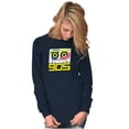 thumbnail image 4 of Retro Nineties Colorful Cassette Tape Long Sleeve TShirt Men Women Brisco Brands S, 4 of 6