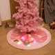 thumbnail image 3 of Árbol De Navidad Con Rosa Claro Rudolph Felpa Alfombra De Árbol De Navidad Árbol De Navidad Decoración De Fiesta Navideña Scienceny HA046693-02, 3 of 6