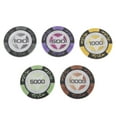 thumbnail image 4 of 100pcs/pack Striped s Set Board Cards Game Token 100 500 1000 100 500 1000 5000 10000, 4 of 4