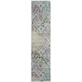 thumbnail image 2 of SAFAVIEH Aria Vasil Damask Runner Rug, Blue/Multi, 2' x 8', 2 of 5