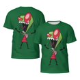 thumbnail image 7 of Invader Zim T-Shirt for Men Novelty 3D Pritneted Casual Short Sleeve Tees Shirt Summer Street T Shirt Top, 7 of 7