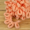 thumbnail image 3 of Minzimin 2 Pack (7.6 yds,3.5 oz Each Skein) Bulky Loop Yarn for Finger Knitting Soft,Off The Hook Loop Yarn,No-Needle Craft Chenille Yarn for Crocheting,Grey Tie Dye Hand-Knitting Yarn,, 3 of 4