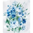 thumbnail image 2 of Watts, Eva 12x14 White Modern Wood Framed Museum Art Print Titled - Fresh Blue, 2 of 4