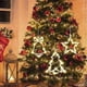 thumbnail image 3 of Timer 3Pcs Christmas Window Lights Decorations, Battery Powered Hanging Warm White Lighted Tree Bell Star Shaped LED Sucker for Xmas Tree Fireplace In, 3 of 5
