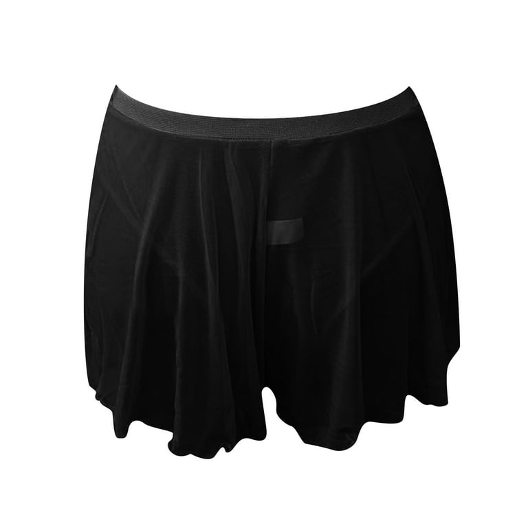 Fashion Wumen High Waist Ruffled Shorts Pants Mini Pleated Fitness Shorts  Skirt 