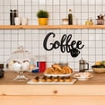 thumbnail image 4 of Metal Hanging Coffee Bar Wall Sign Pot Head Hanging Sign But First Coffee Metal Sign Coffee Station Letter Sign Coffee, 4 of 6