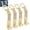 Beige, variant on Headrest Hooks 4 Pack Adjustable Universal Fit Auto Seat  Organizer Storage Hanger Purse Bags Holder with Clip Black