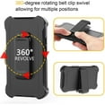 thumbnail image 5 of For iPhone 14 Pro Max /14 Pro/14 Plus/14 Shockproof Heavy Duty Defender Case with Belt Clip, 5 of 9