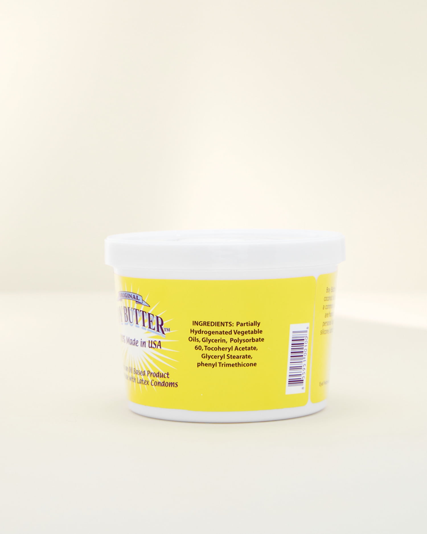 Boy Butter Original Lubricant with Coconut Oil, 16oz Tub