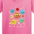 thumbnail image 4 of Inktastic Cute Planets, Kawaii Planets, Space, Cosmos, Stars Youth T-Shirt, 4 of 5