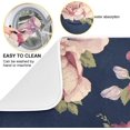 thumbnail image 2 of Polovillae Colorful Tropical Flowers Dish Drying Mat for Kitchen Counter Absorbent Heat Resistant Microfiber Dishes Drainer Mat 16x18 in Dish Pad Sink Mat Protective Pad Kitchen Decor, 2 of 6