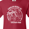 thumbnail image 4 of Inktastic Summer Vacation Mode Carolina Beach North Carolina Youth T-Shirt, 4 of 5