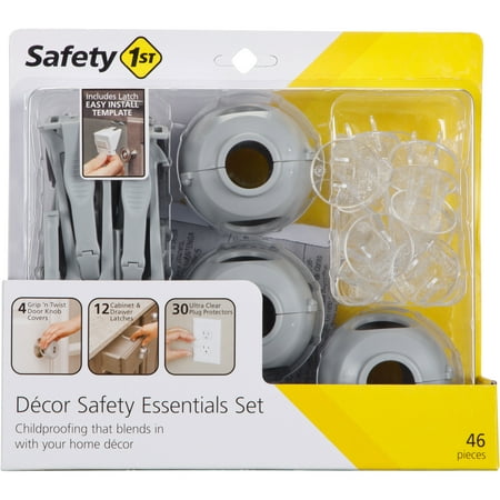 Safety 1?? Décor Safety Essentials Set (46pc)  Grey