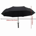 thumbnail image 2 of Samurai Handle Design Folding Manual Umbrella, Vintage Portable Windproof Umbrella for Outdoor Travel, Traditional, Durable and Compact for All Weather Conditions, 2 of 9