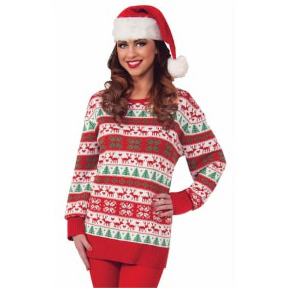 Forum Novelties Ugly Christmas Sweater Winter Wonderland Adult Large Unisex