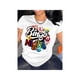thumbnail image 1 of 1pc Women's Bingo Night Graphic Tee, Casual Round Neck Short Sleeve T-Shirt,100% Cotton Fabric, Geometric Pattern, Regular Length for all Seasons, 1 of 6