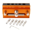 thumbnail image 2 of Drilling Guide, High Hardness 4 Holes Self Centering Dowel Jig Kit Robust  for Woodworking, 2 of 8