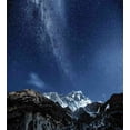 thumbnail image 2 of Ambesonne Nebula Duvet Cover Sets, Starry Blue Night Cosmos, 2-King, Blue Grey, 2 of 6