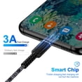 thumbnail image 4 of USB C Cables,ABCPOW 4PACK Type C Charging Cable 6ft10ft Type C Cables 6ft10ft USB A to USB C Charger Cable Type C Cable High Speed Android Phone Charger Cords Type C Charger Fast Charging Cables, 4 of 8
