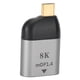 thumbnail image 1 of Adaptador tipo C a Mini DP, adaptador tipo C Adaptador tipo C macho a Mini DP, adaptador DP para sistemas Windows Android/OS X LHCER Descripción de la referencia, 1 of 7