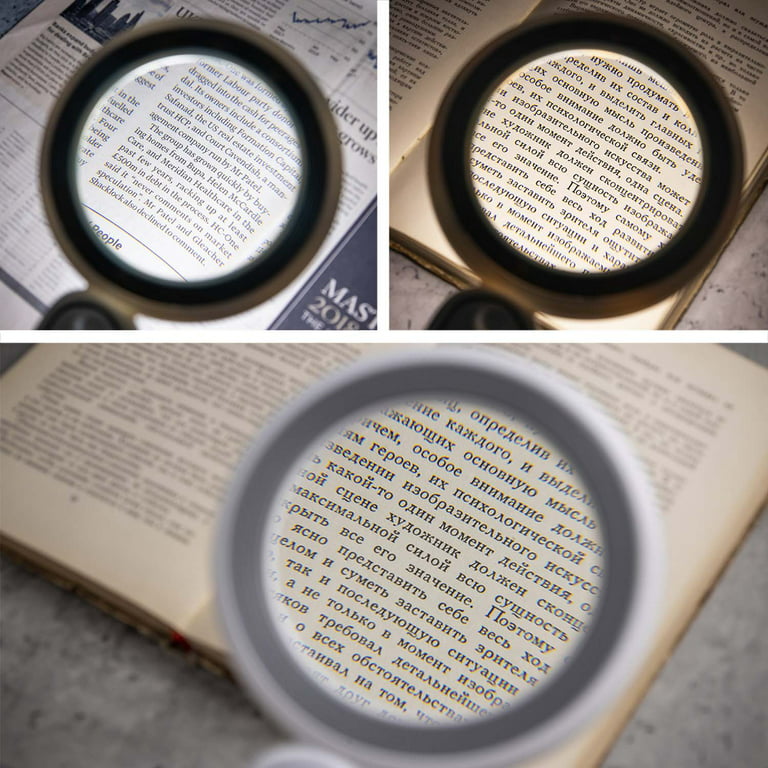 Flexible 10X 48 LED Lights Magnifying Glass Lamp with Lengthen Arm  Magnifier Lamp Loupe Reading Rework