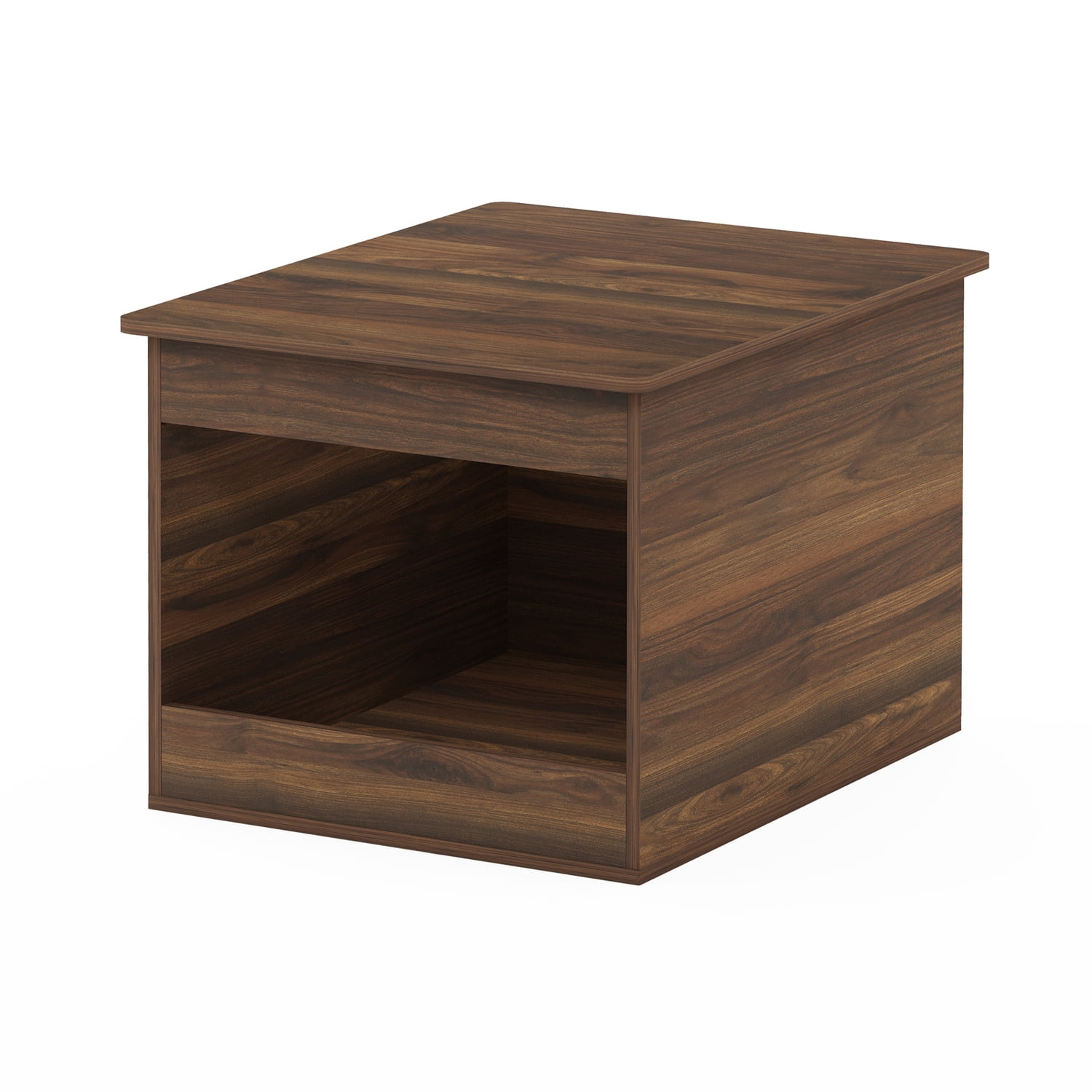 Furinno 20395CWN Peli Top Opening Litter Box Enclosure, Columbia Walnut