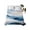 Blue, variant on Blue Yellow California King Size Flat Sheet, Wrinkleproof & Fadeproof Cooling Flat Bed Sheet Only, Modern Ombre Abstract Oil Painting Breathable Soft Bedding Top Sheets 108 x 98 Inches