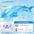 thumbnail image 1 of Kids Rc Shark Toys for Boys Sand Water Swimming Pools Bath Tub Girl Ship Children Remote Control Robots Bionic Fish Animals Boat P, 1 of 6
