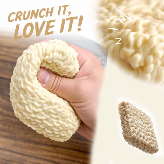 Dumpling Squishy Surprise Dumpling Squishy Stress Ball Mystery Gift Box, Slow Rising Squishy Stress Relief Squeeze Balls Instant Noodle Novelty Toy