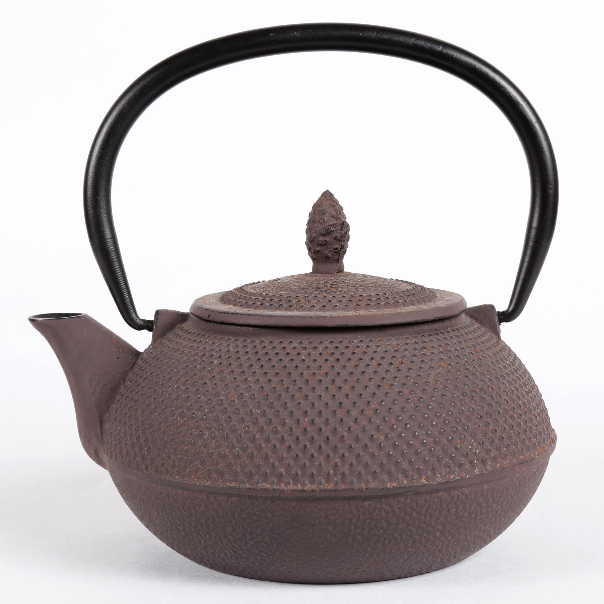 Creative Home 30 Oz Cast Iron Tea PotBrown