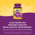 Alive! Prenatal Multivitamin Gummies for Women, 50mg PlantBased DHA