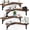 Dark Brown, variant on Corner Floating Shelves Set of 4,L-Shaped Wall Mounted Shelf,Rustic Corner Shelvesfor Wall Storage and Decor,Wall Mounted Shelves for Kitchen Living Room Bedroom,Light Brown