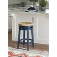 thumbnail image 2 of Larkin Counter Stool, Navy Blue, 2 of 6