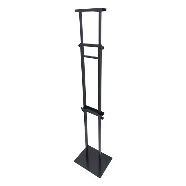 FixtureDisplays Support d'Affiche Léger (4lbs) Hauteur Réglable 44-84 Pouces Menu de Marketing Support Publicitaire Magasins Signalisation Affichage Distanciation Sociale 15205