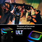 Sony SRSULT1000 ULT TOWER 10 Party Speaker (Black, 2-Pack) Bundle with Pro Audio BMP-4 Wired Unidirectional Dynamic Microphone (Black, 2-Pack) (4 Items)