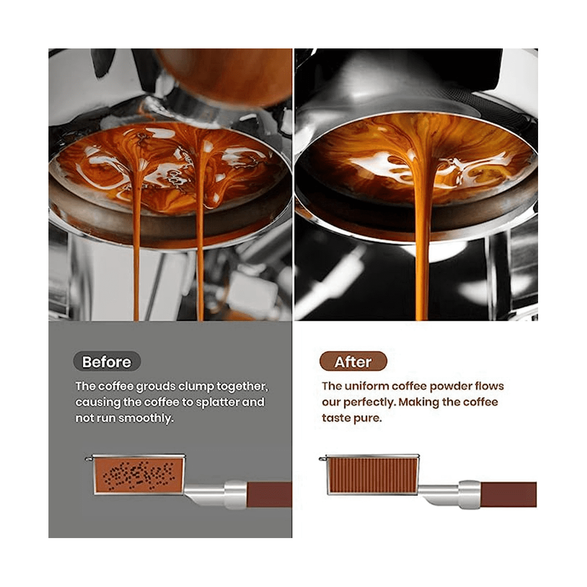 Espresso Coffee Stirrer, Professional Coffee Tool for Espresso