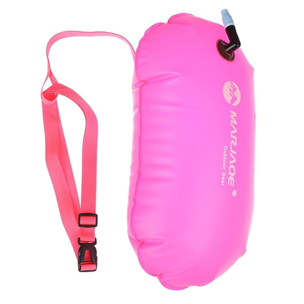 Flotador Inflable para Natación Seca Al Aire Boya PVC Acuáticos (rosa) Rojo