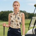 thumbnail image 3 of KEIAHUAN Running Wild Horse V Neck Golf Tops for Women Lightweight Athletic Shirts Comfortable Elegant Sleeveless Tennis Shirts Racerback Tennis Tops with Pockets, 3 of 7