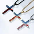 thumbnail image 6 of Black Cross Stainless Steel Necklaces for Women Men Pendant Christian Religious Jewelry Gifts, 6 of 6