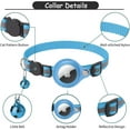Airtag Cat Collar, Reflective Kitten Collar Breakaway with Airtag