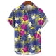 thumbnail image 3 of Camisa hawaiana con estampado 3D de piña, limón y maracuyá para hombre, camisas de coco, blusas casuales de manga corta de verano, blusa holgada de calle, 3 of 5