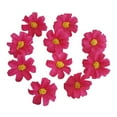 thumbnail image 4 of 20 margaritas artificiales de colores vivos para decoración floral DIY. Rosa rojo + rosa, 4 of 9